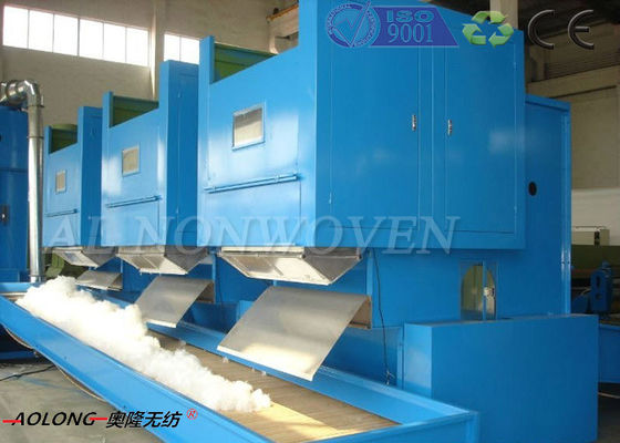 中国 詰め物の作成のための電子重量を量るポリエステル線維のベール入り口機械 サプライヤー
