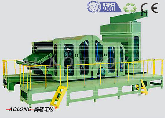中国 カーペット/Geotextiles の 不織布 の梳く機械能力 300kg/h のセリウム/ISO9001 サプライヤー